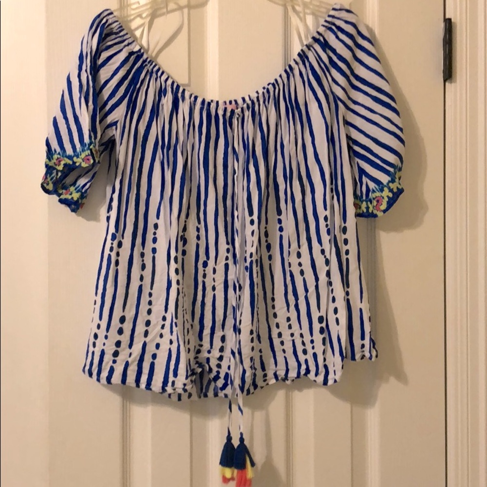 Lily Pulitzer Off the Shoulder Top